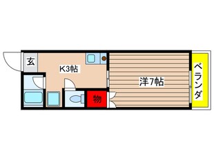 白鳳ハイツの物件間取画像